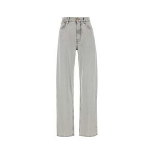 Jil Sander Women Light Grey Denim Jeans